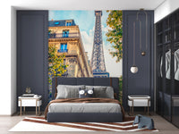 Stylish Eiffel tower mural for modern wall decor
