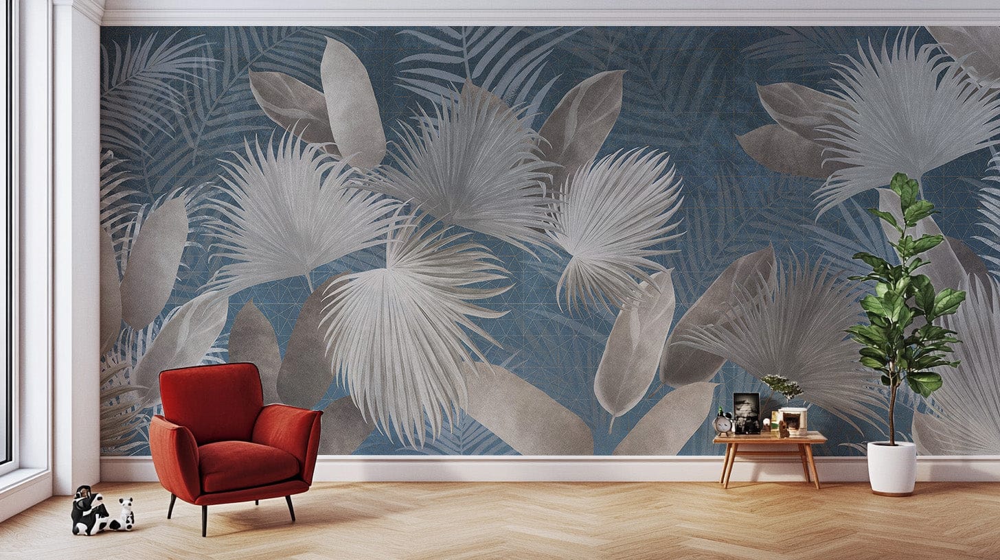 Stunning El Dorado-themed blue wall art, C183