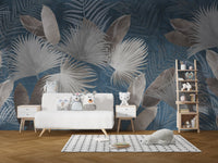 Modern El Dorado blue wall decor with grace, C183