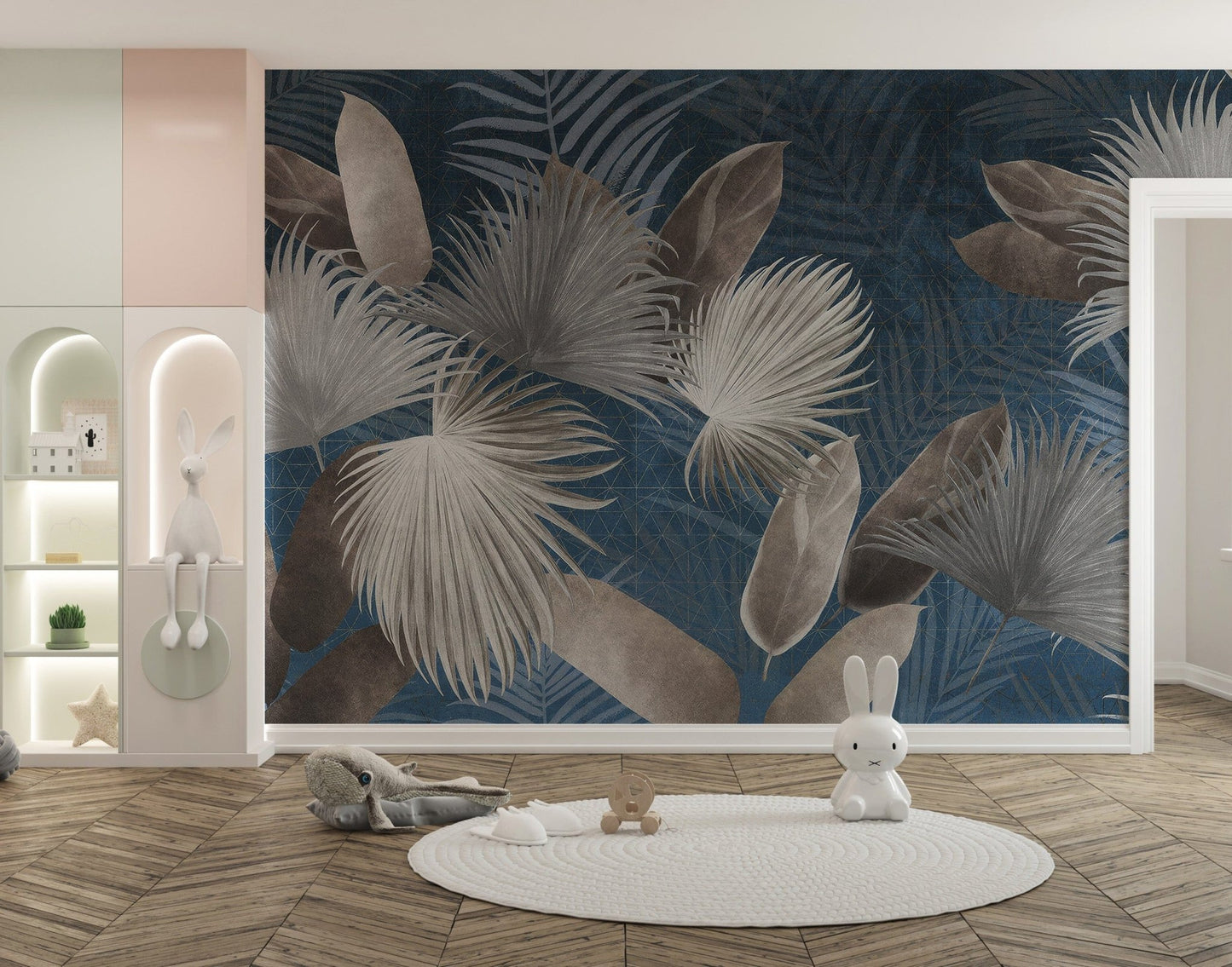 El Dorado Blue Wallpaper Mural - Giffywalls, C183