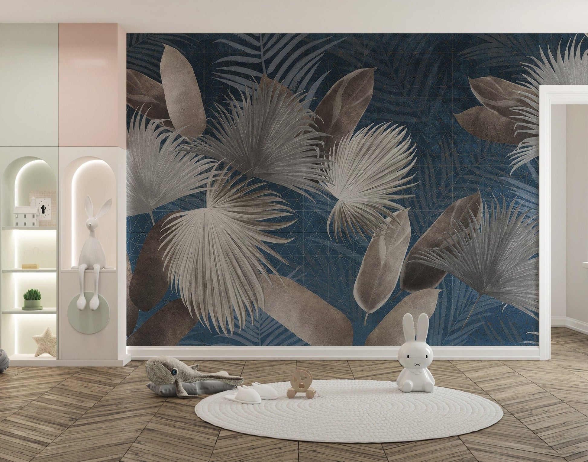 El Dorado Blue Wallpaper Mural - Giffywalls, C183