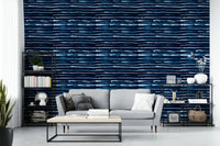 Horizontal ink stripe pattern

