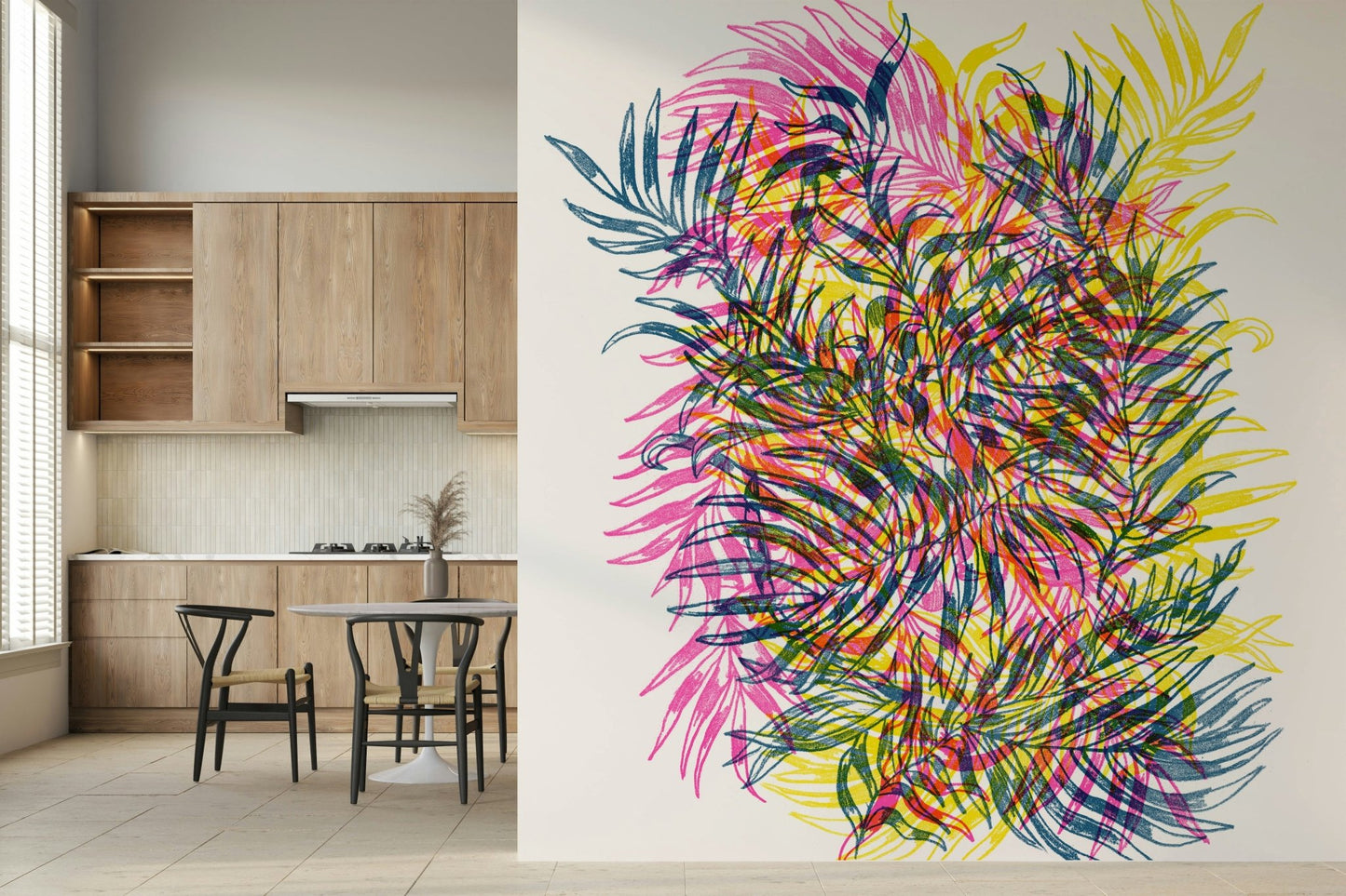 Electric Jungle Wall Mural
