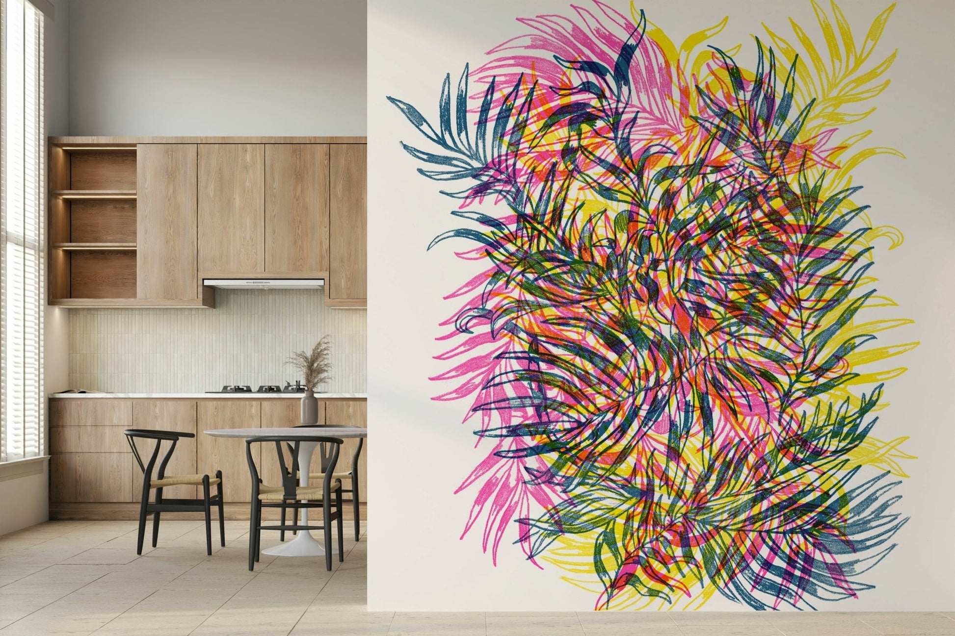 Electric Jungle Wall Mural
