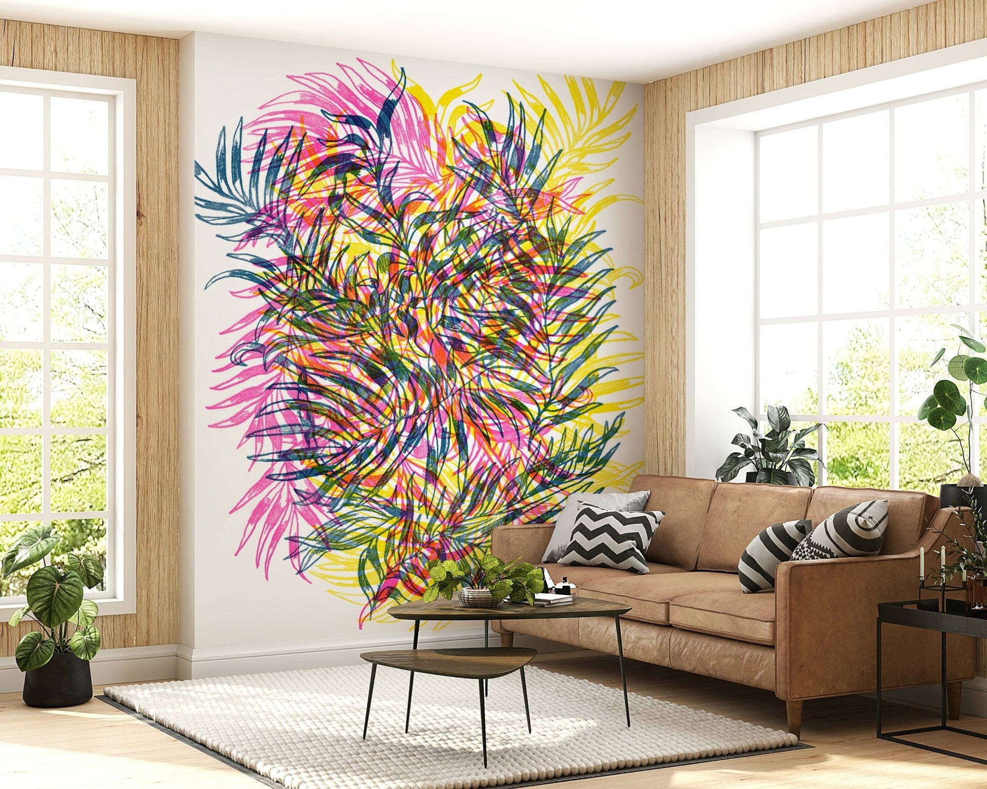Electric Jungle Wall Mural