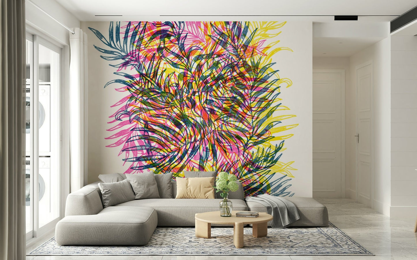 Electric Jungle Wall Mural