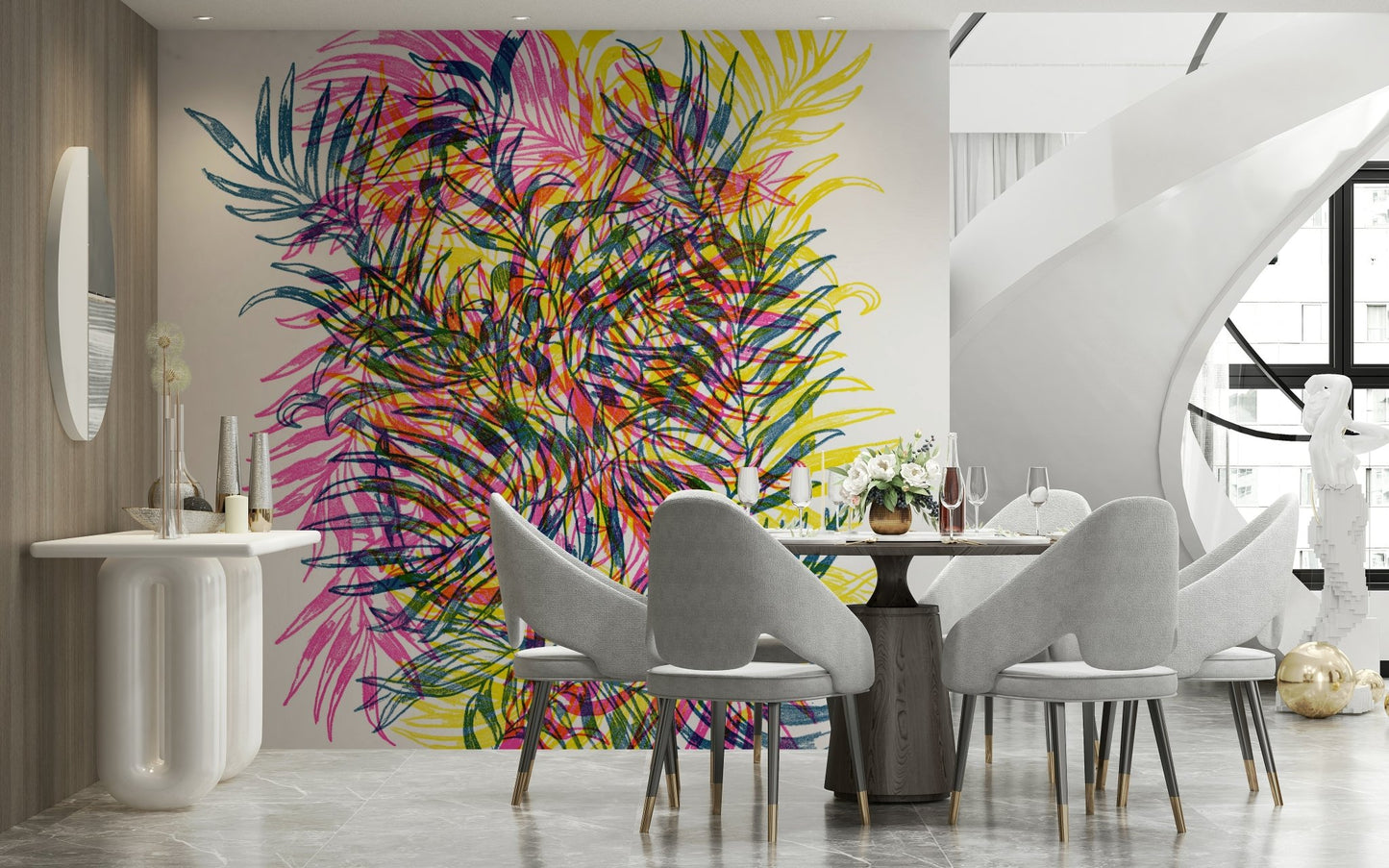 Electric Jungle Wall Mural