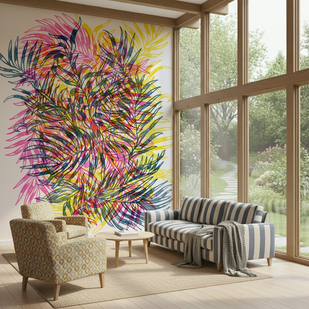 Electric Jungle Wall Mural