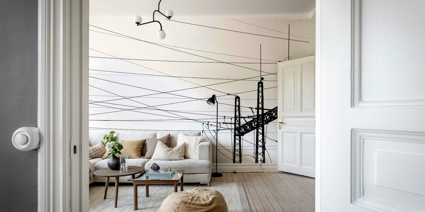 Electricity Plant Wall Mural