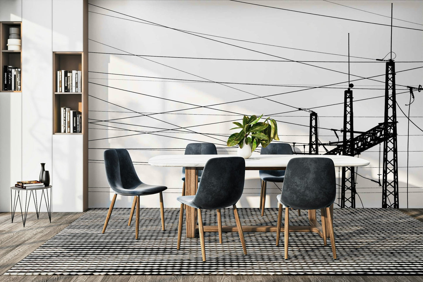 Electricity Plant Wall Mural