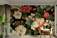 The mural covers a significant wall area.
