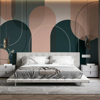 Gentle arches in soft tones for a peaceful wall decor., GD1806