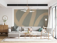 A classic abstract design wallpaper for walls.