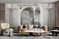 Refined European-style mural wallpaper B740
