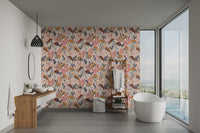 Decorative Elegant Crane Dance Pattern Wallpaper, AN40