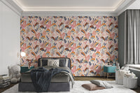 Artistic Crane Dance Wall Design, AN40