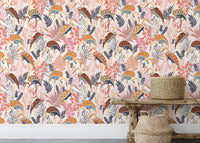 Sophisticated Crane Dance Wall Art Mural, AN40