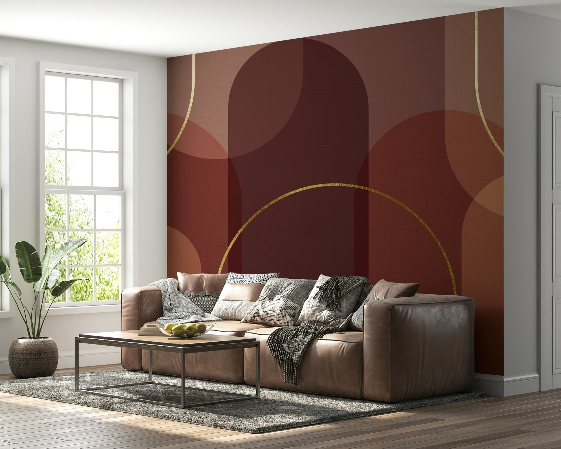 Wallpaper for walls with a serene, elegant feel

