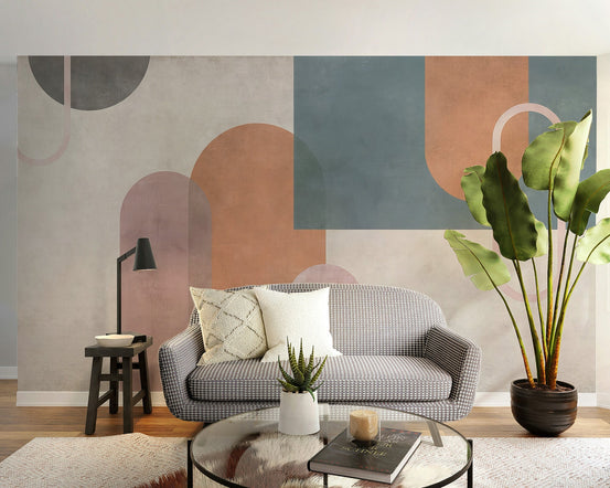 Elegant edges wallpaper for modern living rooms, C281