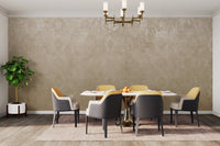 Textured gold damask wallpaper
