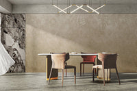 Traditional gold damask wallpaper
