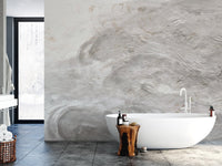 Sophisticated gray swirl wall mural

