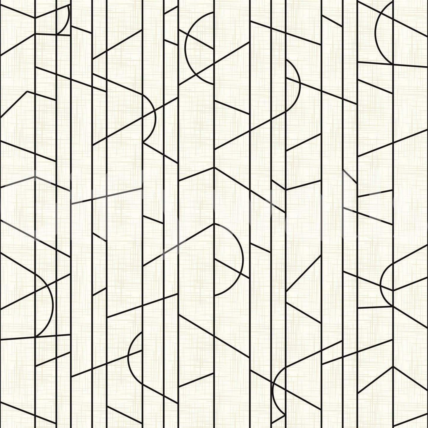 Graphic wall design with black and white elegance, GD1710