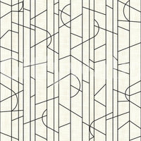 Graphic wall design with black and white elegance, GD1710
