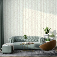 Elegant pink wallpaper with decorative line pattern, GD1714