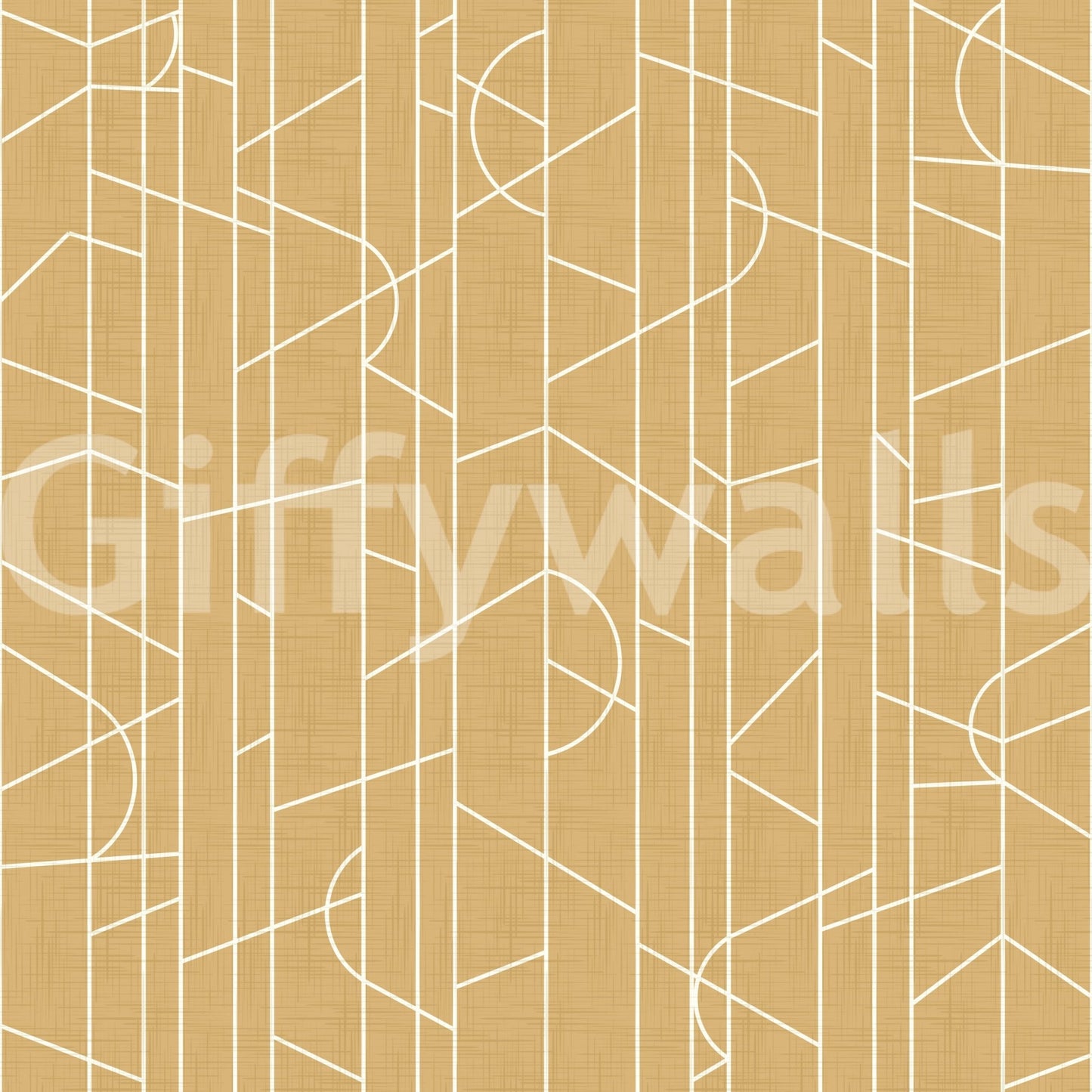 Elegant Lines Decor Honey Canvas Wallpaper⁠
