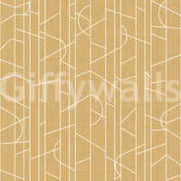 Elegant Lines Decor Honey Canvas Wallpaper⁠