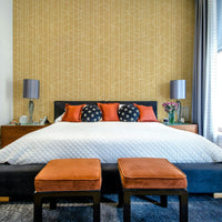 Earthy honey wallpaper for refined home interiors, GD1712