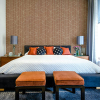 Textured canvas wallpaper with subtle line patterns, GD1715