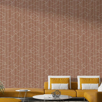 Mocha mousse wall covering with soft canvas texture, GD1715