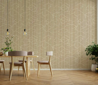 Nature-inspired decor with safari canvas wallpaper, GD1713