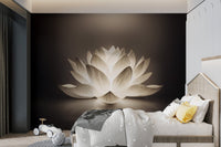Glowing lotus petal flower wallpaper
