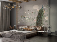 Colorful peacock wallpaper for walls
