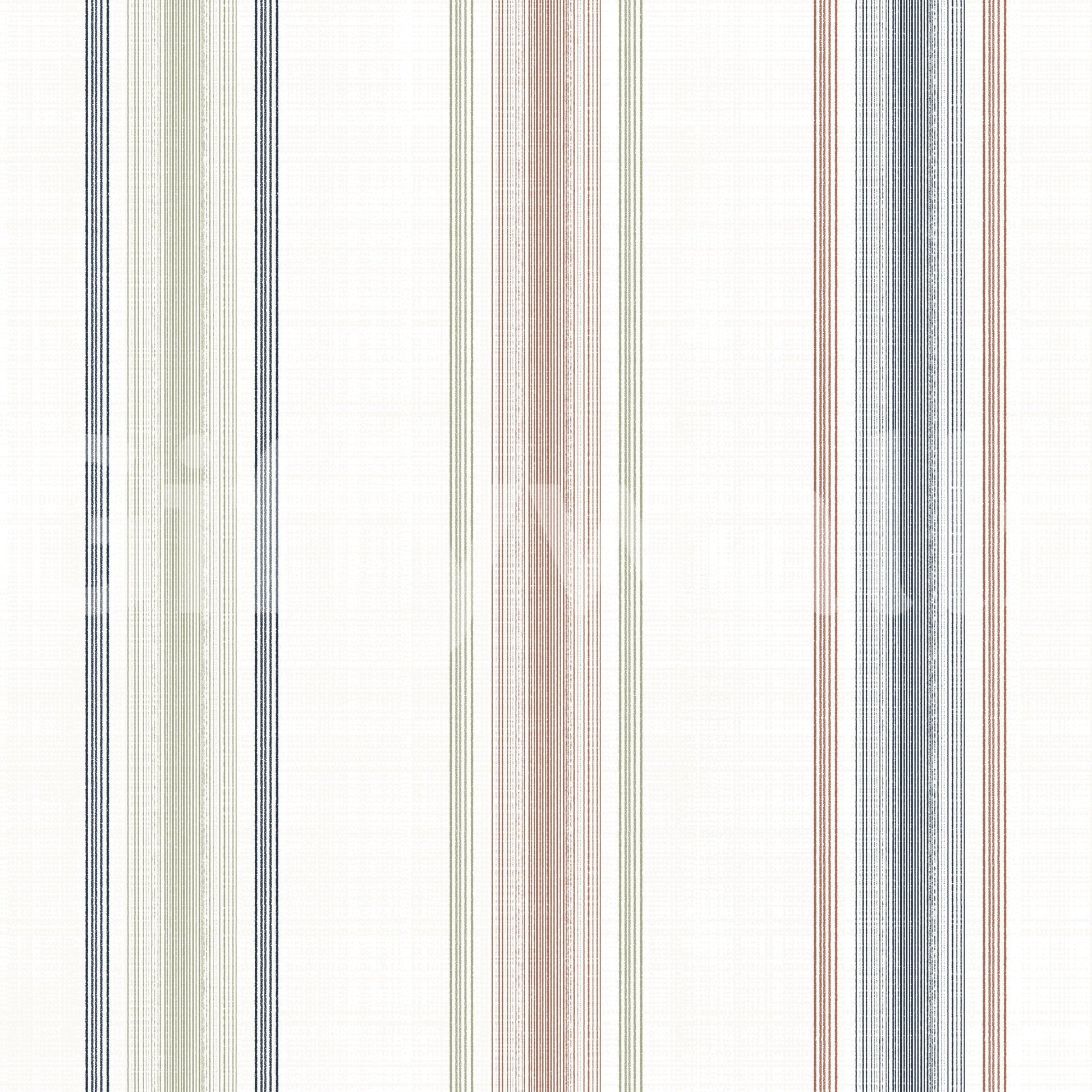 Elegant striped wall mural for farmhouse style
