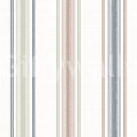 Elegant striped wall mural for farmhouse style
