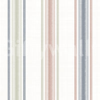 Elegant striped wall mural for farmhouse style
