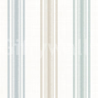 Elegant stripe design for dining room walls
