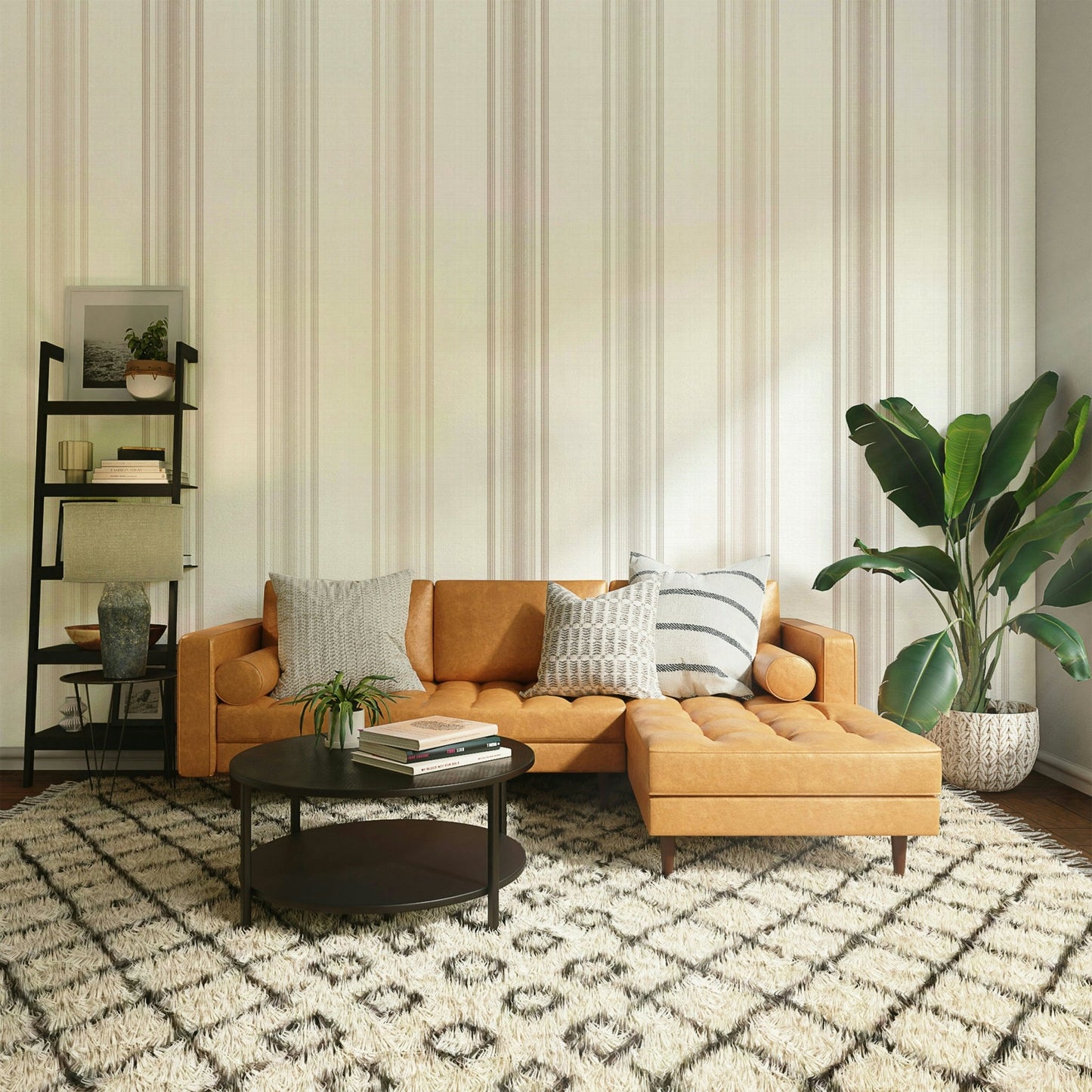 Timeless striped design for bedrooms, GD2375