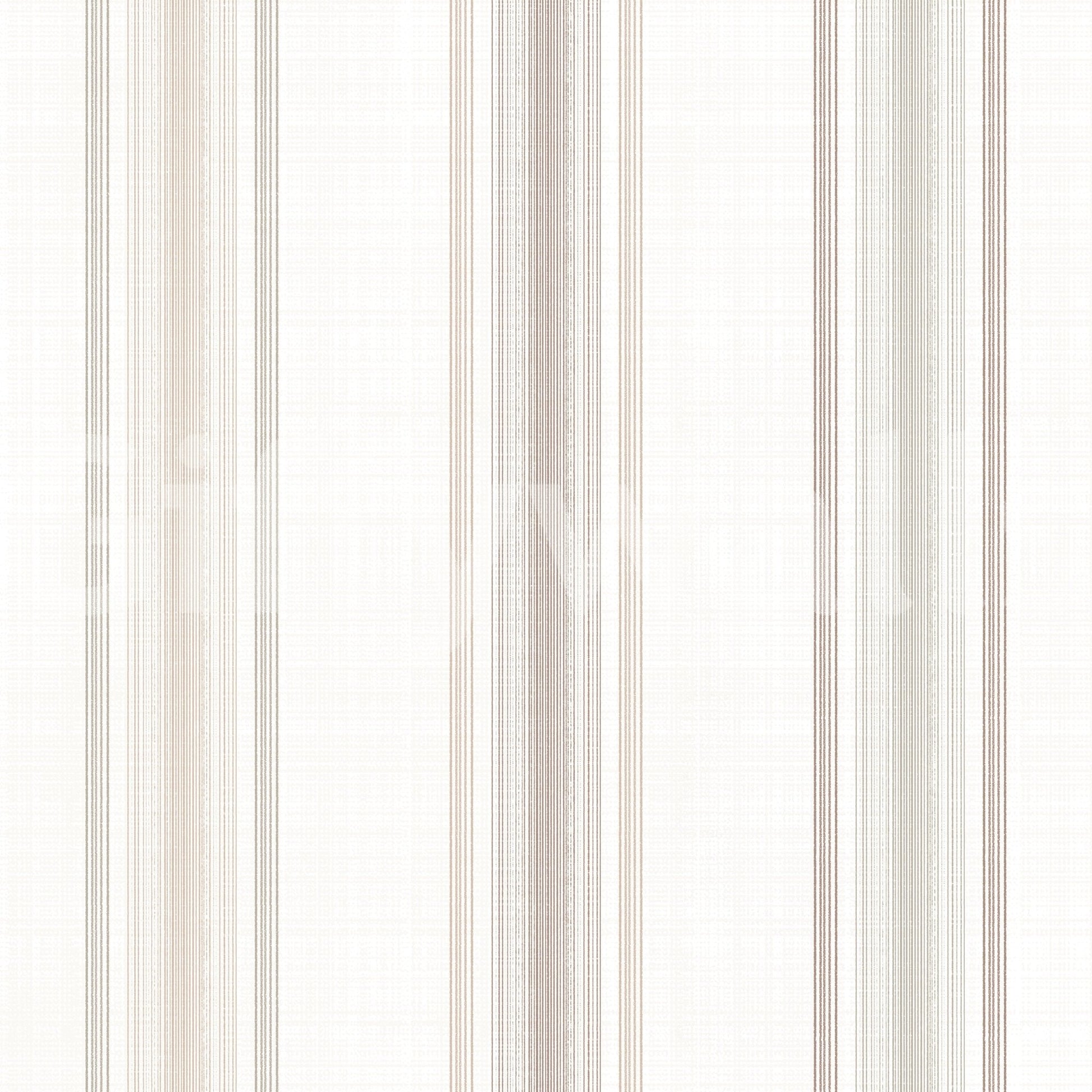 Soft ivory and gold stripes for sophisticated rooms
