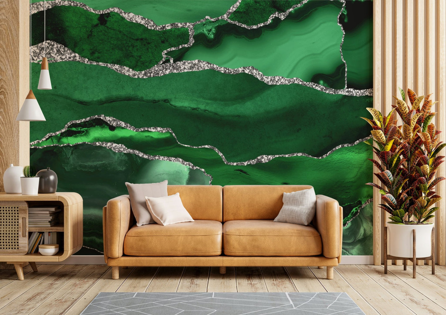 Emerald Agate Wall Mural