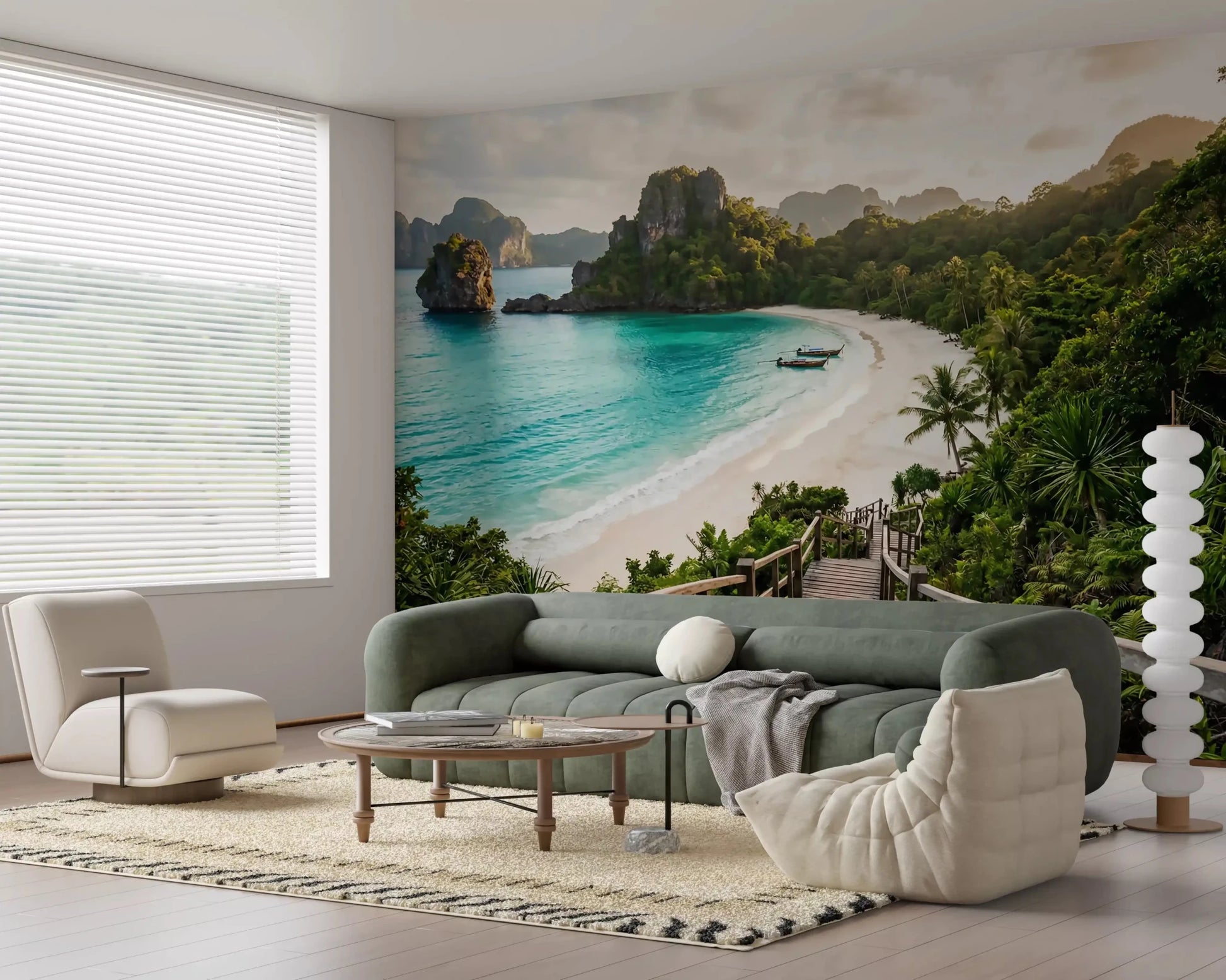 Emerald Bay Serenity Wall MuralGD9623
