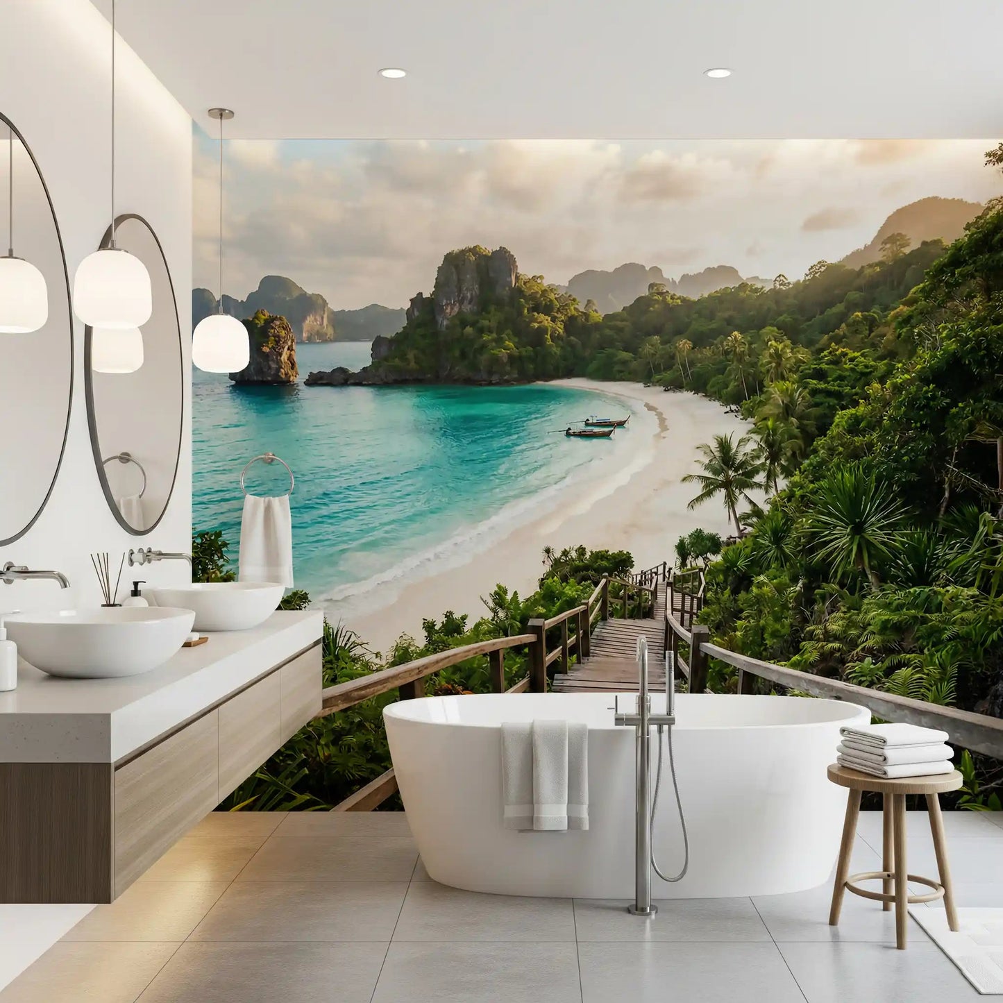 Emerald Bay Serenity Wall MuralGD9623
