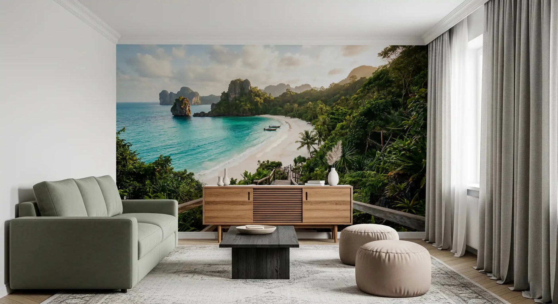 Emerald Bay Serenity Wall MuralGD9623