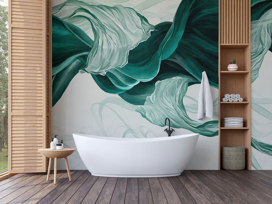 Nature-Inspired Fluid Wallpaper Design
 B682