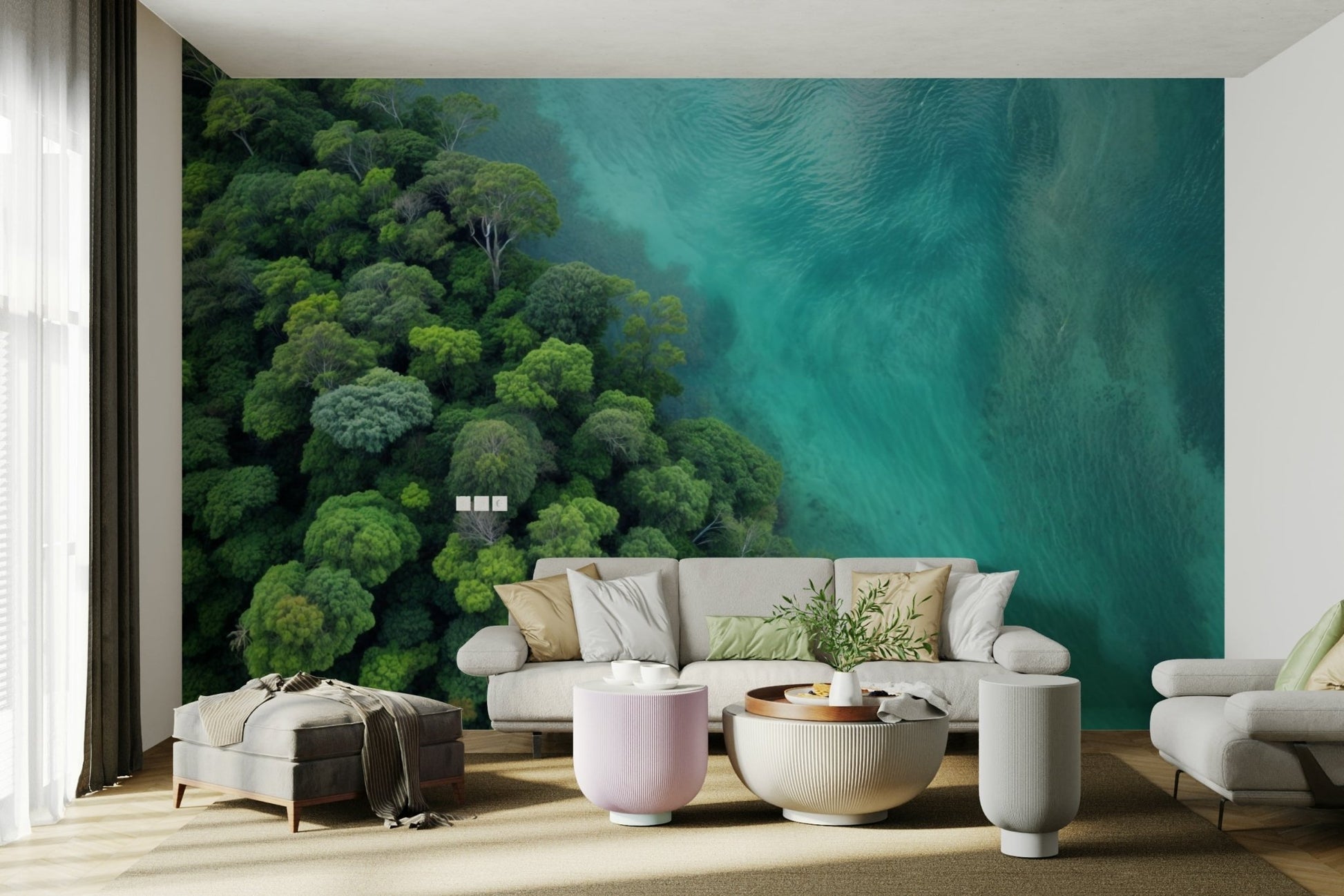 The scene is lit by natural light from above.

