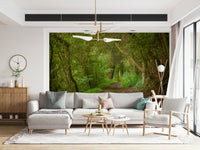 Inspiring office space using Emerald Forest Journey Wall Mural depth.